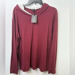 Two Blind Brothers Long Sleeve Pullover Hooded Shirt Size Large NWT